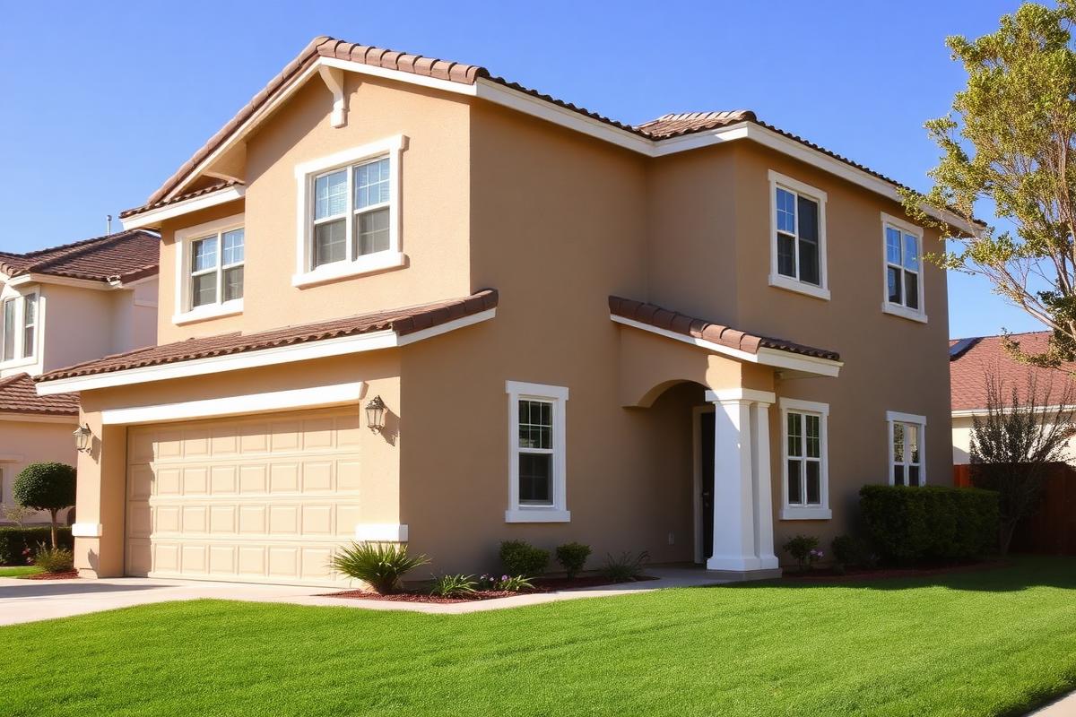 Mediterranean exterior in San Mateo